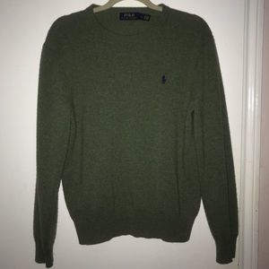 Green Polo Sweater